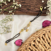 Vriksham AD Stone Ractangular With Two Drop Mangalsutra Bracelet-G18787